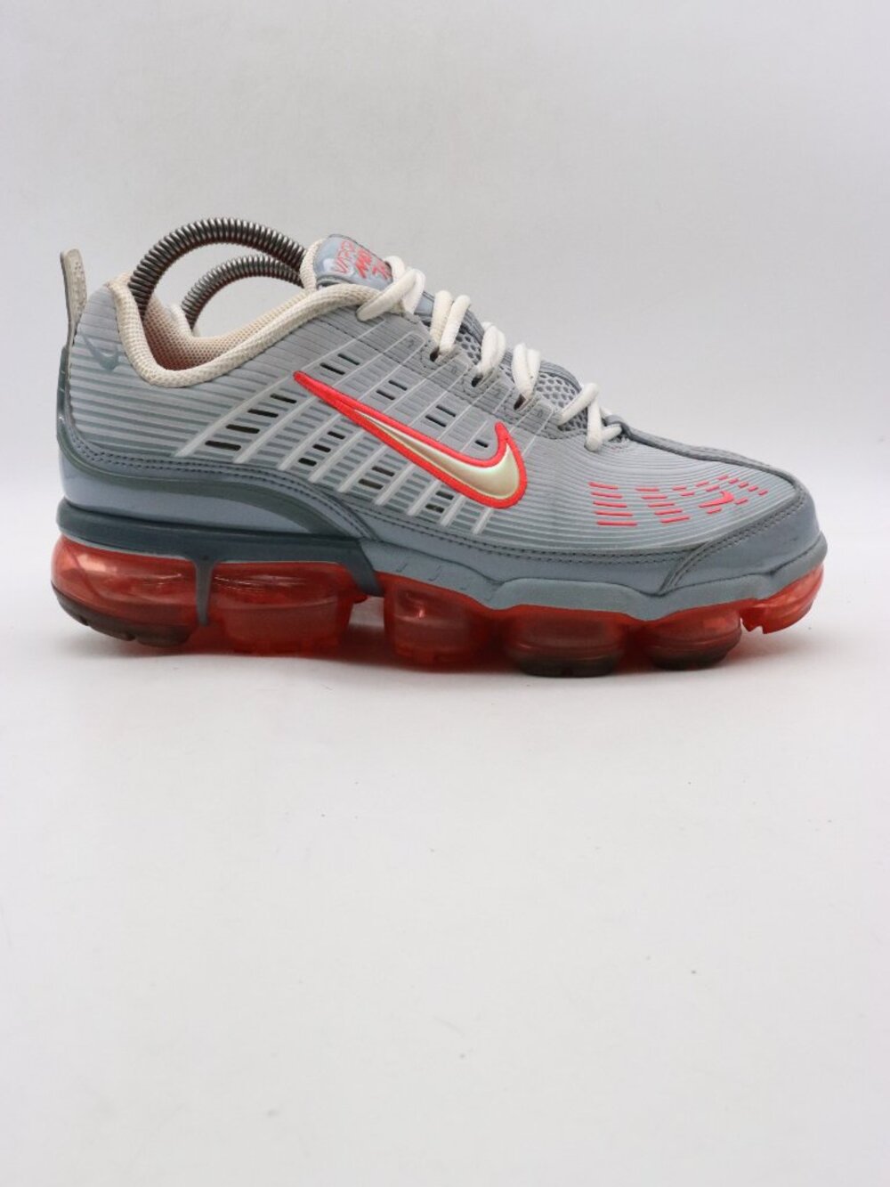 Nike Air VaporMax 360 Men's Size 8.5 NBY Grey Flash Crimson Sneakers CK9671-002